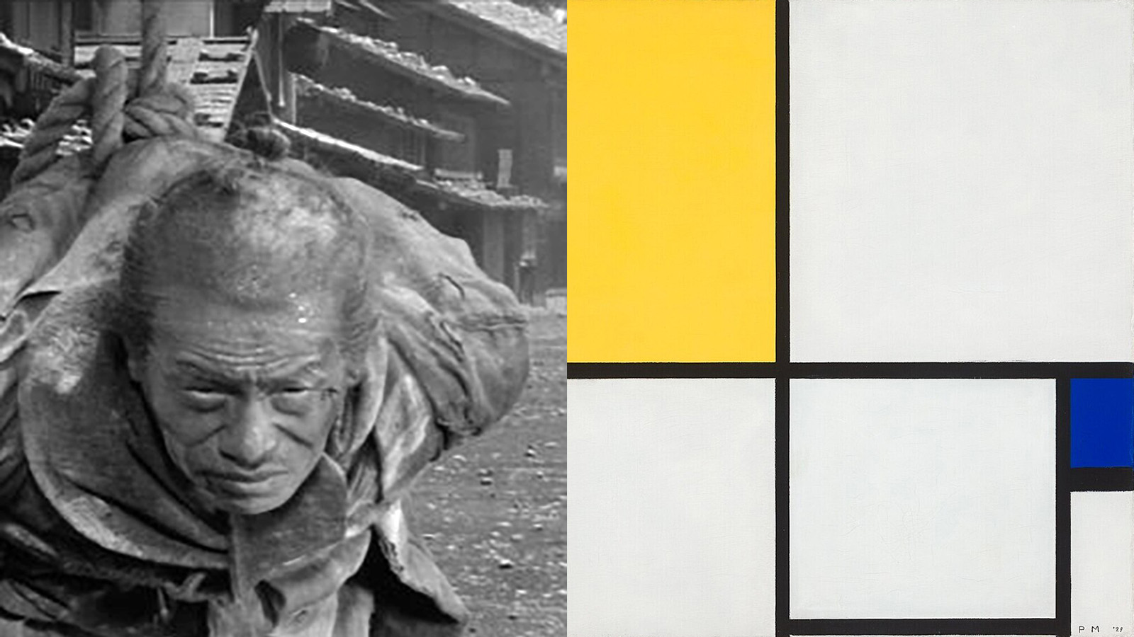 Verden iscenesat: Om perspektiv hos og mellem Akira Kurosawa og Piet Mondrian