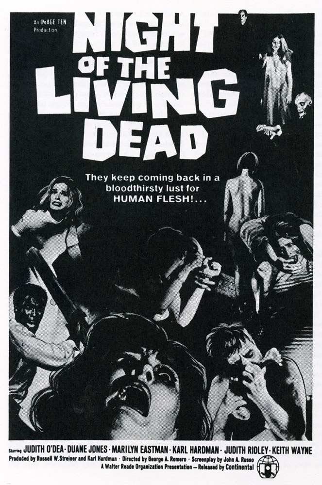 Fig. 5 Night of the Living Dead (1968) var et råt angreb mod både mainstreamfilmen og gysergenren.
