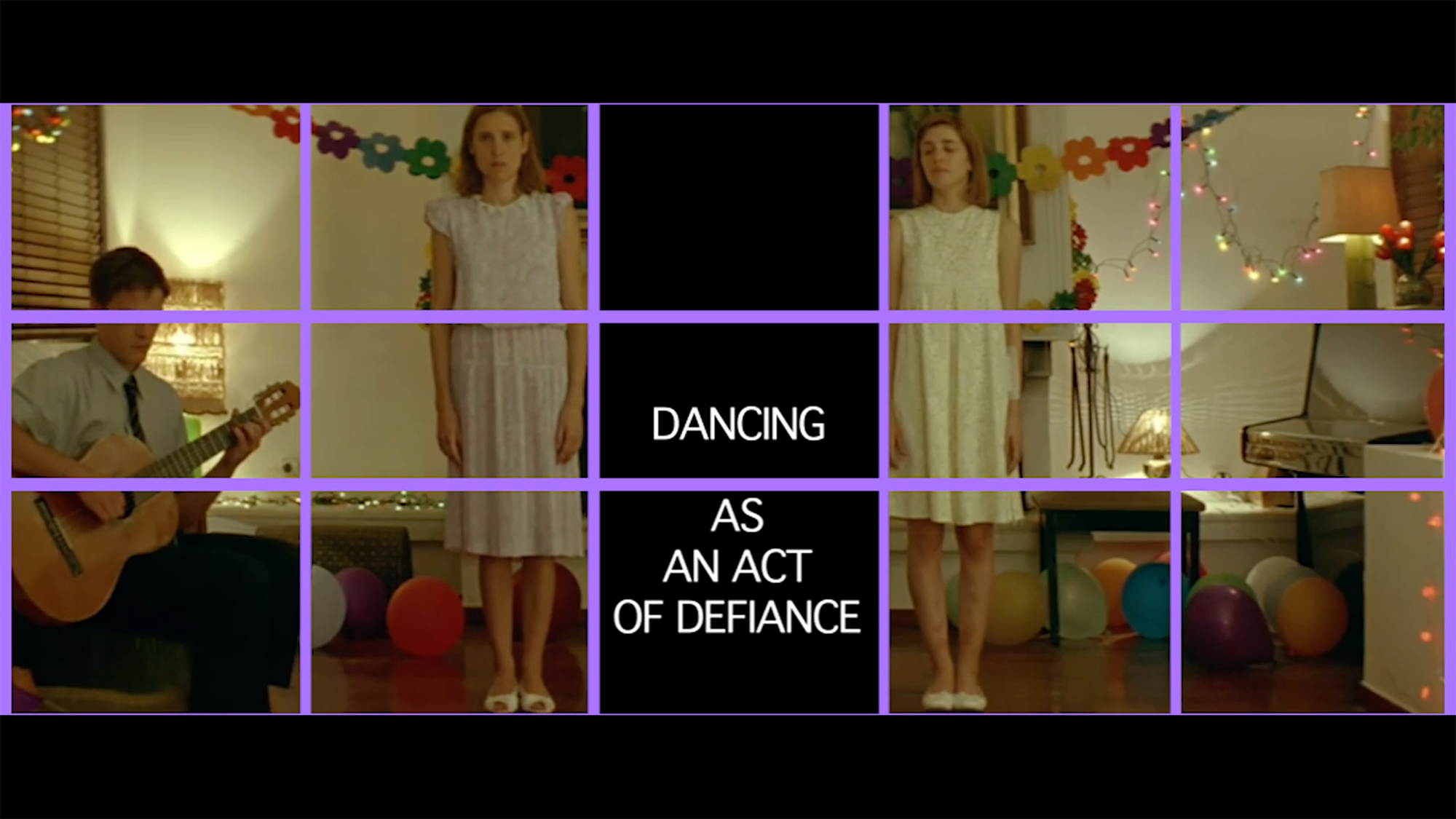 169 Seconds: Improbable Dialogisms or Dancing as an Act of Defiance