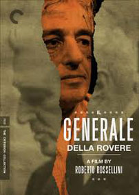 Fig. 1: Omslaget til Criterions fornemt restaurerede udgave af Il generale DellaRovere, der fik premiere ved filmfestivalen i Venedig i 1959, hvor den vandt Guldløven.