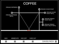 Fig. 1: På Davidlynch.com kan du nu købe David Lynchs egen kaffe.