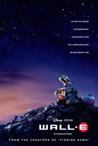 Fig. 1: På filmplakaten til Wall-E ser man den ensomme titelfigur stirre længselsfuldt mod stjernerne.