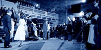 Billedtekst: Fig. 2: Grand Central Station har tjent som location i et utal af film fra Hitchcocks North by Northwest (1959) til Richard Donners Superman (1978). Her billede fra optagelserne til førstnævnte.