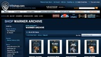 Fig. 2. Warner Archive Collection. Indtil videre er burn-on-demand-tjenesten forbeholdt det amerikanske marked.