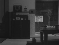 Fig. 2. A frame from one of the many brief mono-directional camera movements in Flavor of Green Tea over Rice (1952) that subordinates the mobility of the camera to visual design.