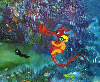 Fig.3: Med den fabulerende og jazzede fantasirejse Bennys badekar (1971), anslås en både satirisk og samfundskritisk tone, som er gennemgående i Hastrups samlede filmografi.