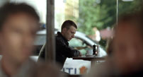 Fig. 3: Anders på café i Oslo, 31. august.