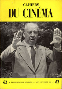Fig. 3: Det toneangivende filmtidsskrift Cahiers du Cinema, her i en udgave fra 1956.