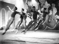 Fig. 4. Dette billede fra bogen (s. 6) har ingen billedtekst, men jeg går ud fra, at Barry Salt er én af de portrætterede balletdansere.