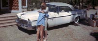 Fig. 3-5. The establishing shot maintains a distance to Cecile (Jean Seberg) and Anne even as they embrace.