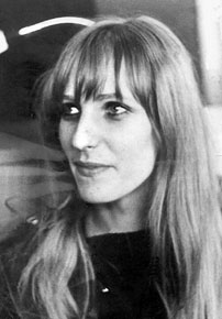 Fig. 5: Hvordan kunne en begavet præstedatter springe ud over afgrunden? Gudrun Ensslin før hun mødte den egentlige mand i sit liv, Andreas Baader.