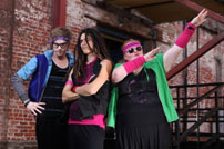 Fig. 4: Her tre af deltagerne fra sommerens Glee Project på Oxygen, hvor der blev trænet sang, dans, teamwork … og slushie facials.