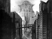 Fig. 5: Fritz Langs visionære Metropolis. Instruktøren ville dog ikke stille sig til rådighed for Hitlers vision om et ’tusindårigt’ 3. rige.