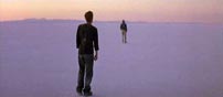 Fig. 5. Trudging across the salt flats in Gerry (2002).