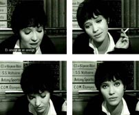 Fig. 5. Anna Karina med det dristige kamerablik i Vivre sa vie.