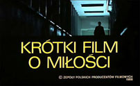 Fig. 6: ”En kort film om kærlighed”. Biografplakat for den lange version af Dekalog 6.