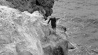 Fig. 5-6: The party make a stop at a rocky island that is an unlikely site to have a good time in the conventional sense.