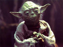 Fig. 7: ”You must unlearn what you have learnt” siger Yoda til Luke Skywalker. Det samme siger Thompson til filmkritikeren.