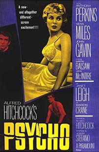 Fig. 7: Psycho (1960). Hitchcocks originale værk anses af mange som et mesterværk...