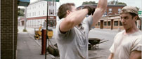 Fig. 7. Micky giver Dicky et uppercut. Foto: Nordisk Film.