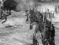Fig. 7. The peasants line up.