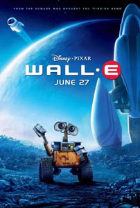 Fig. 8: På denne filmplakat til Wall-E fremhæves mennesket – og ikke maskinen – som filmens skaber.