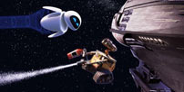 Fig. 9: Selvom æstetikken i Wall-E er imponerende, er det karaktererne der står i centrum. Her ses Wall-E og Eve midt i en dans.