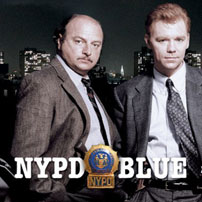 Fig. 10: Blandt andet sproget kan ses som en indikator på at auteuren Milch har været en central karakter bag NYPD Blue.