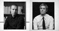 Fig. 11: Split-screen med bagsideportrætter af de to venner. Stillbillede fra filmen.