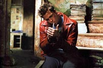 Fig.11: Brad Pitt spiller ofte en hovedrolle i Finchers film. Her ses Pitt i rollen som Tyler Durden i Fight Club (1999).
