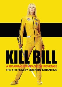 Fig. 11: Kill Bill Vol. 1 er første del af Tarantinos collageværk, der både låner fra specifikke film og blander forskellige genre i et væld af citationer og henvisninger, som udtryk for en filmnørds hyldest til sine forbilleder.