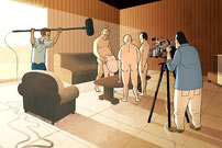 Fig.13: I Princess skildres pornoindustriens virkelighed bag kameraerne – i både konkret og overført betydning.