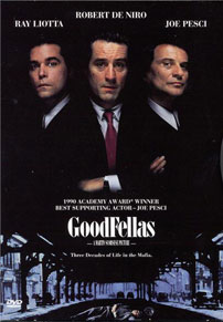 Fig. 14: Henry Hill med vennerne James ’Jimmy’ Conway og Tommy DeVito på GoodFellas’ DVD-omslag.