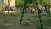 Fig. 14. The deserted frame in Los Muertos (2004).