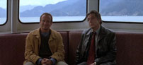Fig: 16: Walter Finch (Robin Williams) og Will Dormer (Al Pacino) mødes på neutral grund for at afgøre hvem af de to, der har de største moralske skrupler. Foto: Buena Vista Home Entertainment.