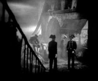 Fig. 18. Expressionist lighting and set design in Street Angel (1928).