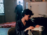 Fig. 4-6: ”Talk is cheap” -minimalistisk samtale i Jim Jarmusch’ Permanent Vacation fra 1980.