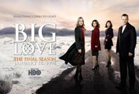 Fig. 8. Big Love (2006-). Sæsonfinale i 2011. Ligesom United States of Tara har serien også markedsført sig på en kendt executive producer, i dette tilfælde Tom Hanks.