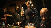 Fig. 9: ”The Pizzle, the Dizzle, and the Shizzle” – dialogen pendulerer hos Spike Lee konstant imellem det upolerede, autentiske gadesprog og den stærkt musikaliserede iscenesættelse. Bamboozled fra 2000.