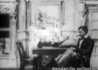 Fig. 12: Verdens første film-Sherlock. Var det ikke for titlen, Sherlock Holmes Baffled, ville man ikke vide, den handlede om Holmes.