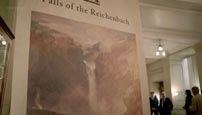 Fig. 9: Der afholdes en lille reception i anledning af, at Sherlock har genfundet et stjålet billede af The Falls of the Reichenbach.