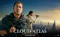 Fig. 1: Cloud Atlas (2012) er blandt de  seneste i rækken af science fiction-film, og ligner en for genren typisk – og  næppe revolutionerende – blanding af det fremmedartede, det filosofiske og det  spektakulære.