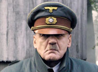 Fig. 10-12: Billedeserie: The Great Dictator (1940), Hitler – Ein Film aus Deutschland (1977) og Der Untergang (2005).