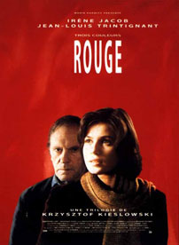 Fig. 8: Plakaten til filmen Rouge (1994) fra den nu velkendte trikolore.