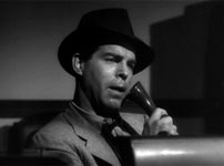 Fig.2:”I killed him for money and for a woman…”. I Double Indemnity lægger Fred MacMurrays indledende voice-over et dystert skær over de ellers solrige billeder fra Los Angeles.