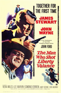Fig. 6: John Fords sidste store – og atypiske – western The Man Who Shot Liberty Valence (1962).
