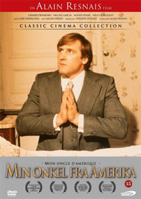 Fig. 1: Forsiden af DVD-coveret til den aktuelle danske udgivelse af "Min onkel fra Amerika".