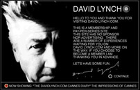Fig. 17. Et netværk af fortællinger. Den intratekstuelle sammenfletning af forskellige film og værker er for David Lynch fortsat online, hvor han (på siden davidlynch.com) har skabt et forum for nørder og filmfreaks med penge på lommen.