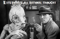 Fig. 3: Nøgen Frokost blev lanceret med det passende slogan ”exterminate all rational thought”, der opsummer den bedste måde at gå til filmen på.