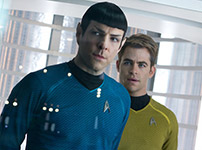 Fig. 10: Kirk og  Spock bromance.